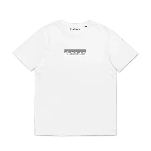 Solemate Box Logo Wave White maglietta bianca cotone