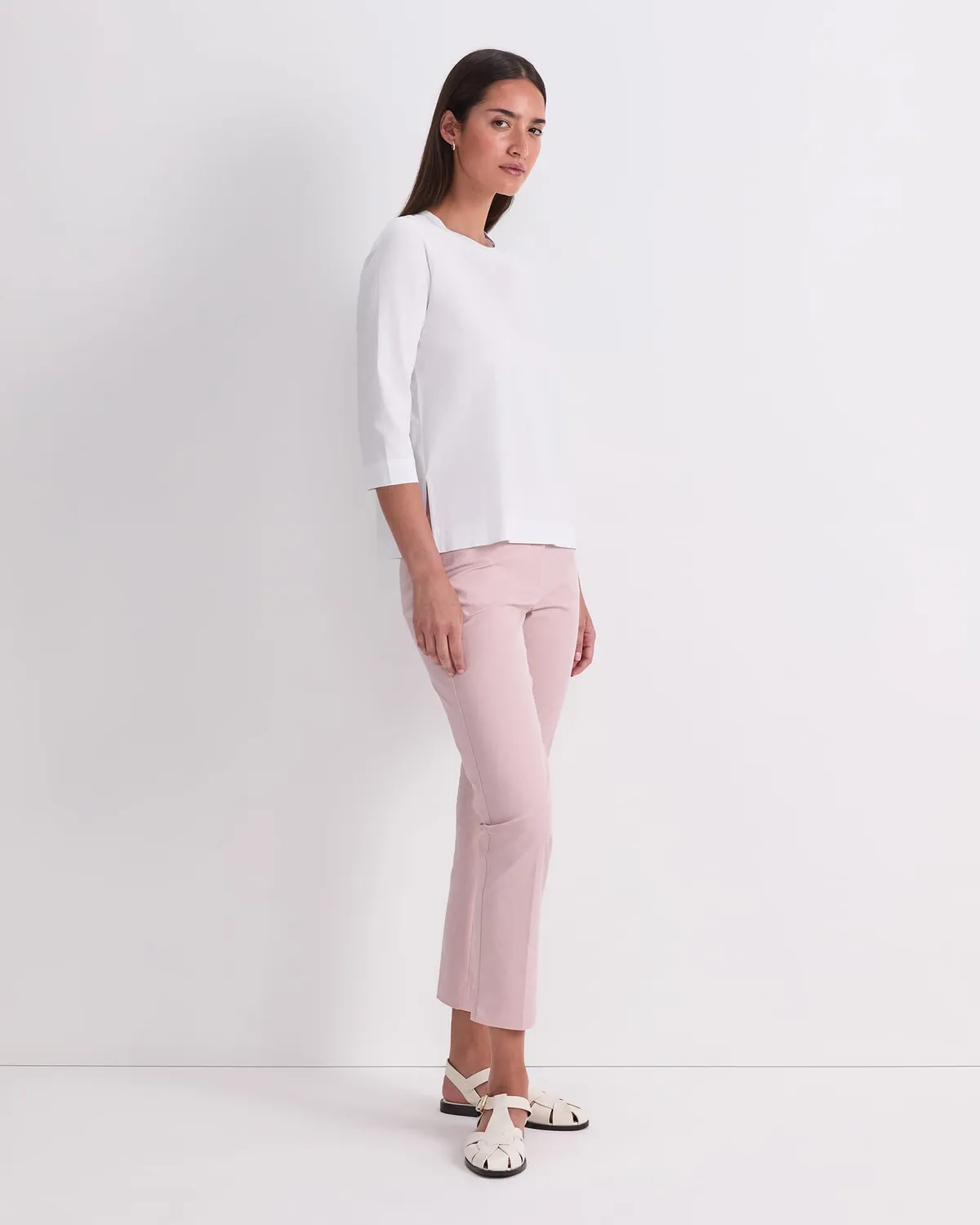 Sportscraft Mercerised Cotton Three Quarter Sleeve Tee maglia 3/4 cotone