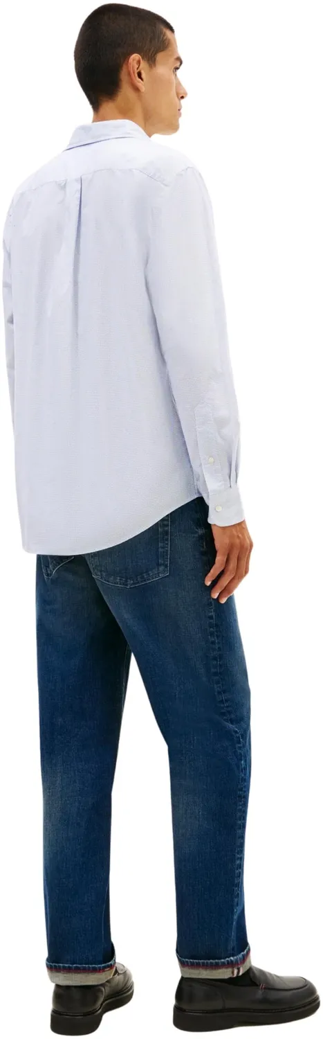 Tommy Hilfiger Flex Poplin camicia uomo XL blu