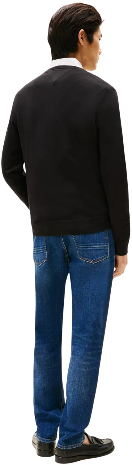 Tommy Hilfiger Essential Cotton maglione uomo blu desert sky