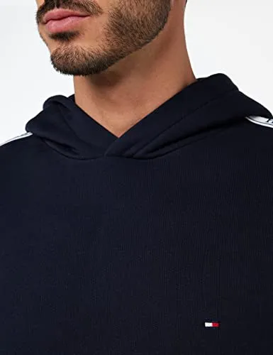 Tommy Hilfiger Prep Tape MW0MW29578 hoodie uomo cappuccio logo