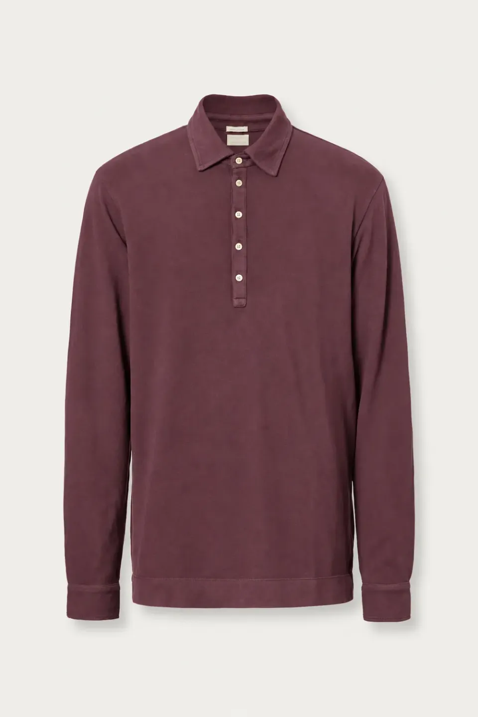 Massimo Alba Raya polo uomo rossa cotone cashmere
