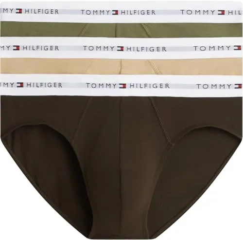Tommy Hilfiger Brief slip uomo cotone pacco 3 pezzi