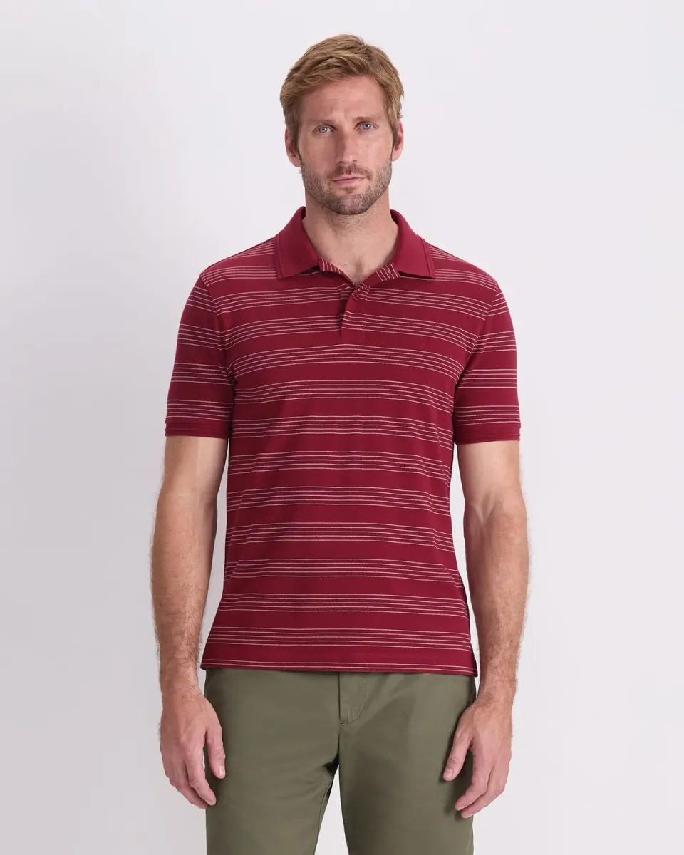 Sportscraft Pique 208181 polo uomo righe cotone regular