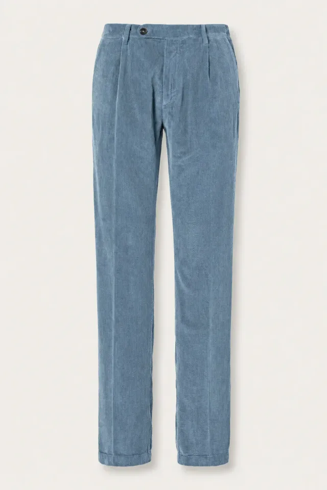 Massimo Alba Ionio2 pantaloni velluto air blue