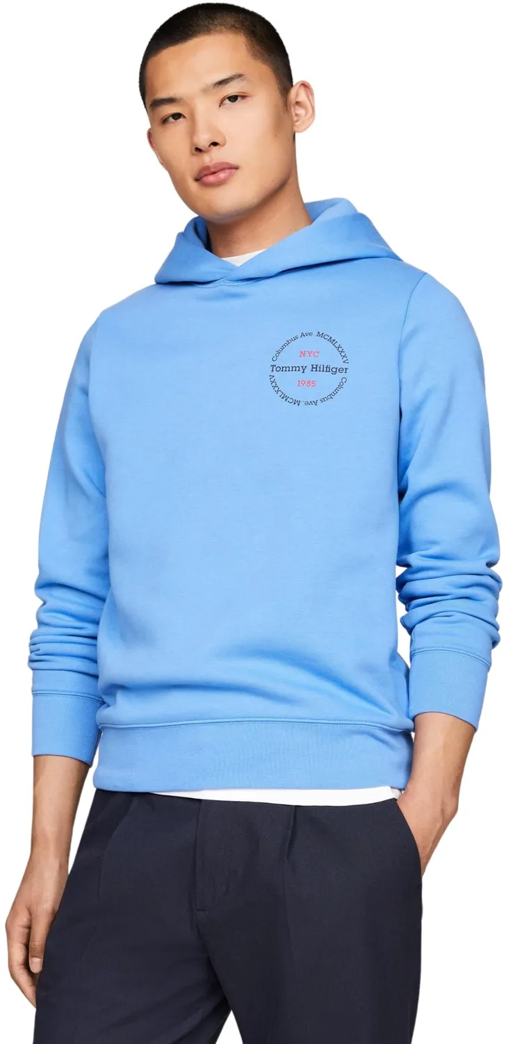 Tommy Hilfiger felpa con cappuccio uomo verde Olympic Green