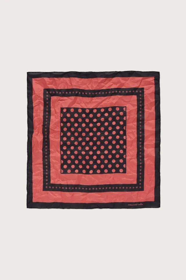 Massimo Alba Hanky1 pochette unisex blush geometrico