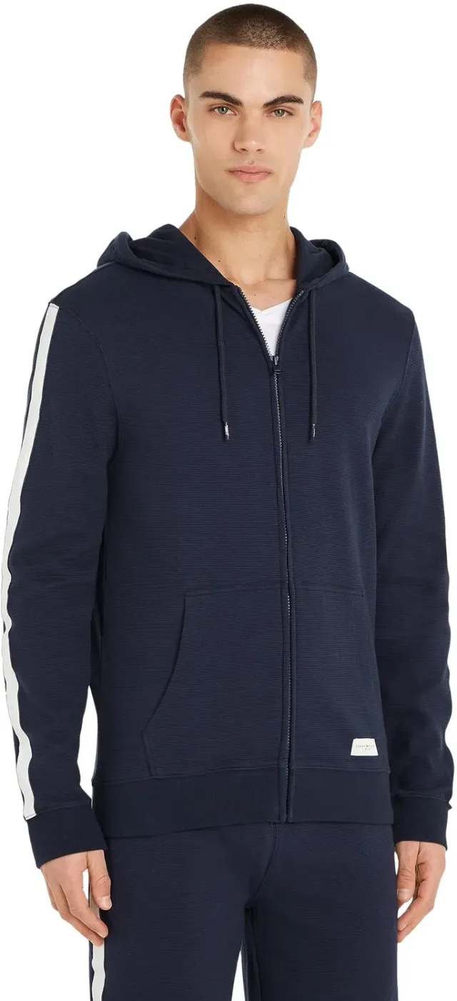 Tommy Hilfiger felpa con zip cappuccio uomo taglia L