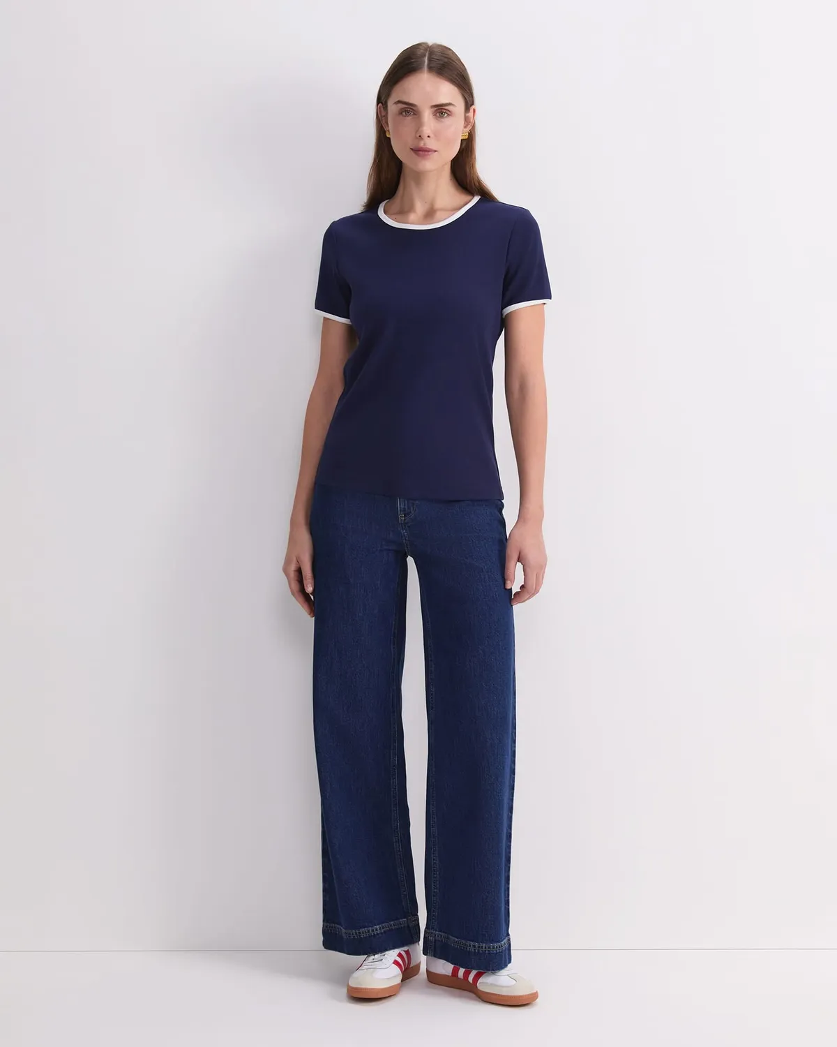 Sportscraft Staple Cotton Blend t-shirt girocollo