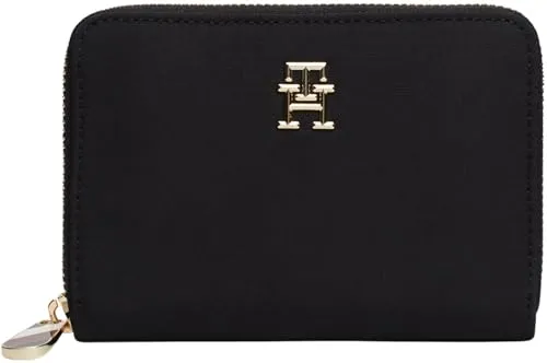 Tommy Hilfiger Poppy portafoglio donna zip nero
