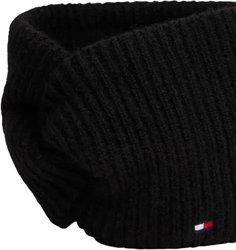 Tommy Hilfiger TH Flag AW0AW17778 fascia capelli donna nera cotone