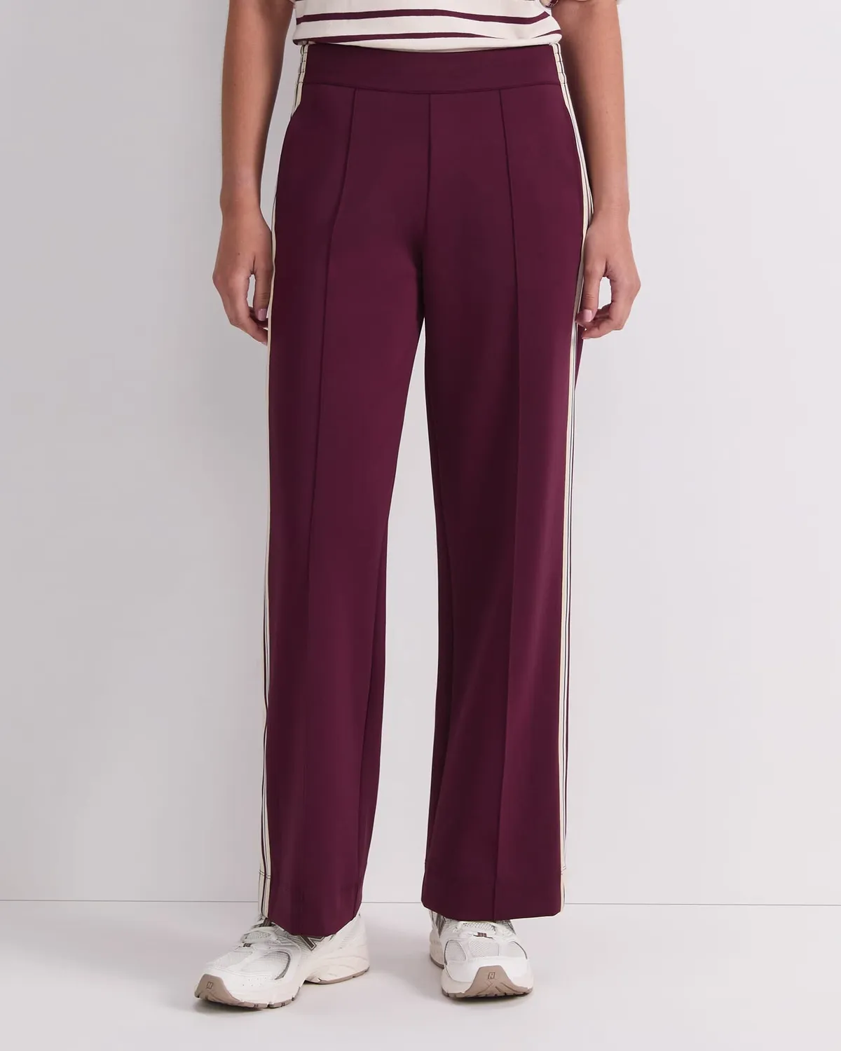 Sportscraft Lina Trackpant pantaloni donna doppio jersey piega