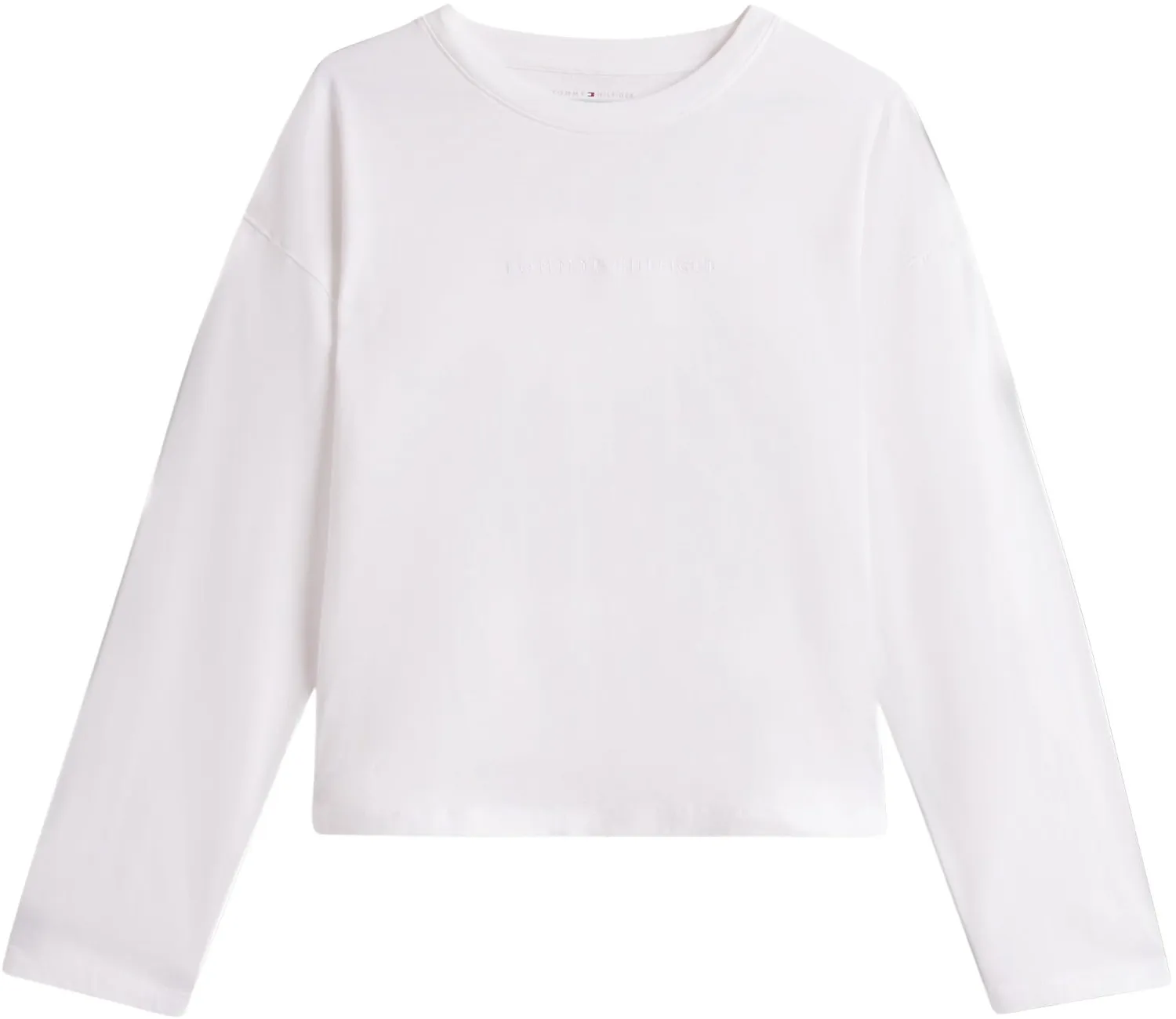 Tommy Hilfiger Logo UW0UW06240 T-Shirt Donna ML manica lunga