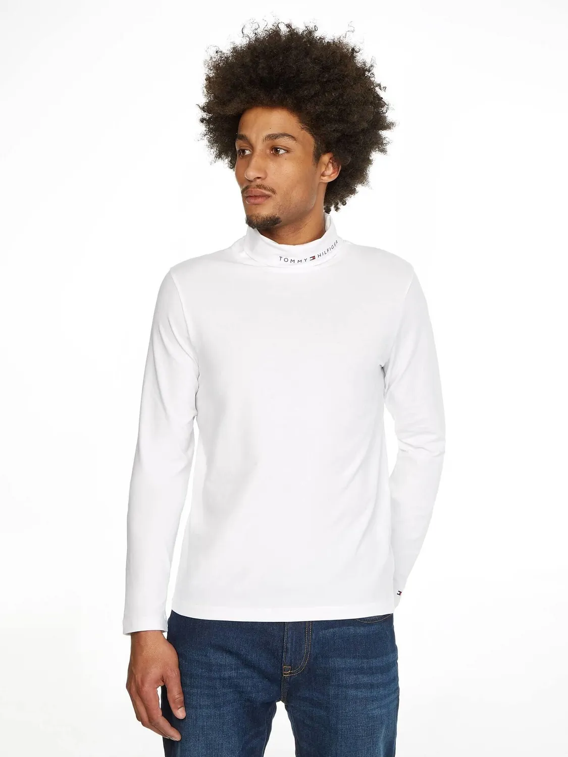Tommy Hilfiger MW0MW28787 t-shirt uomo maniche lunghe roll neck
