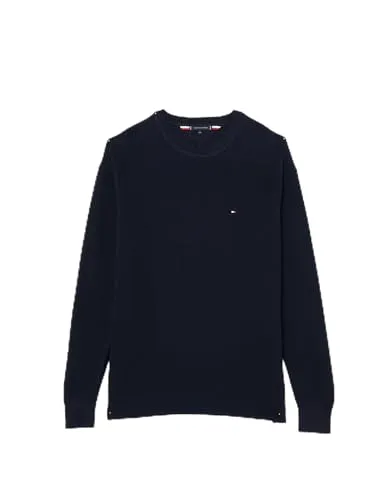 Tommy Hilfiger BT-Structure MW0MW37974 Maglione Blu Girocollo