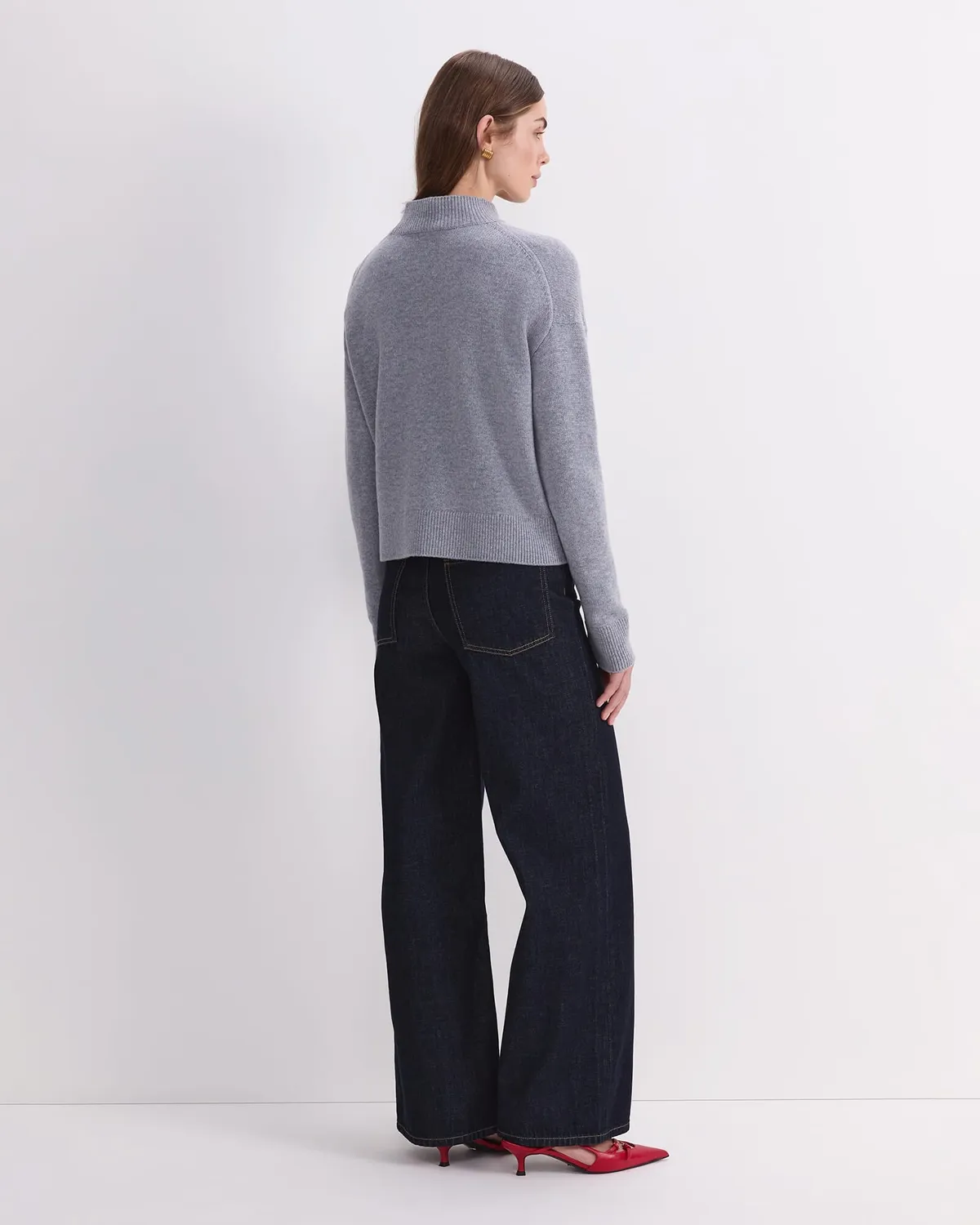 Sportscraft Pearl Relaxed maglione lana cashmere girocollo