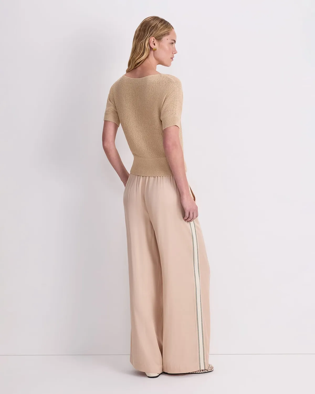 Sportscraft Josie Tape Yarn Batwing Tee maglia donna cotone
