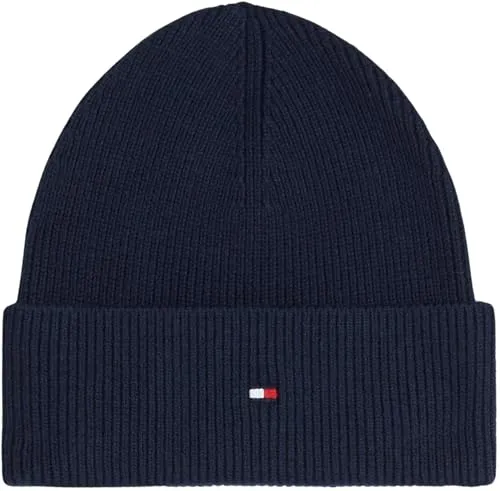 Tommy Hilfiger Essential Flag Beanie Berretto Blu