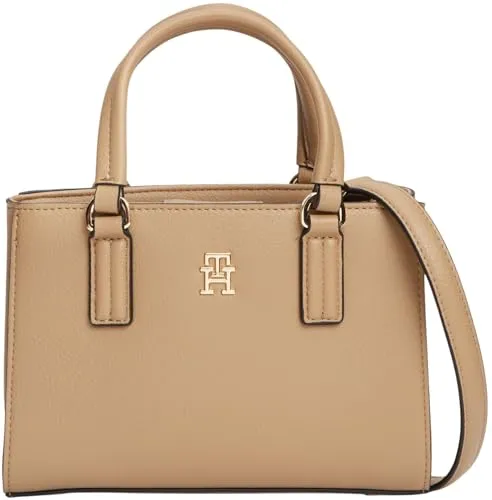 Tommy Hilfiger Daily Mini Tote AW0AW18379 borsa khaki tela