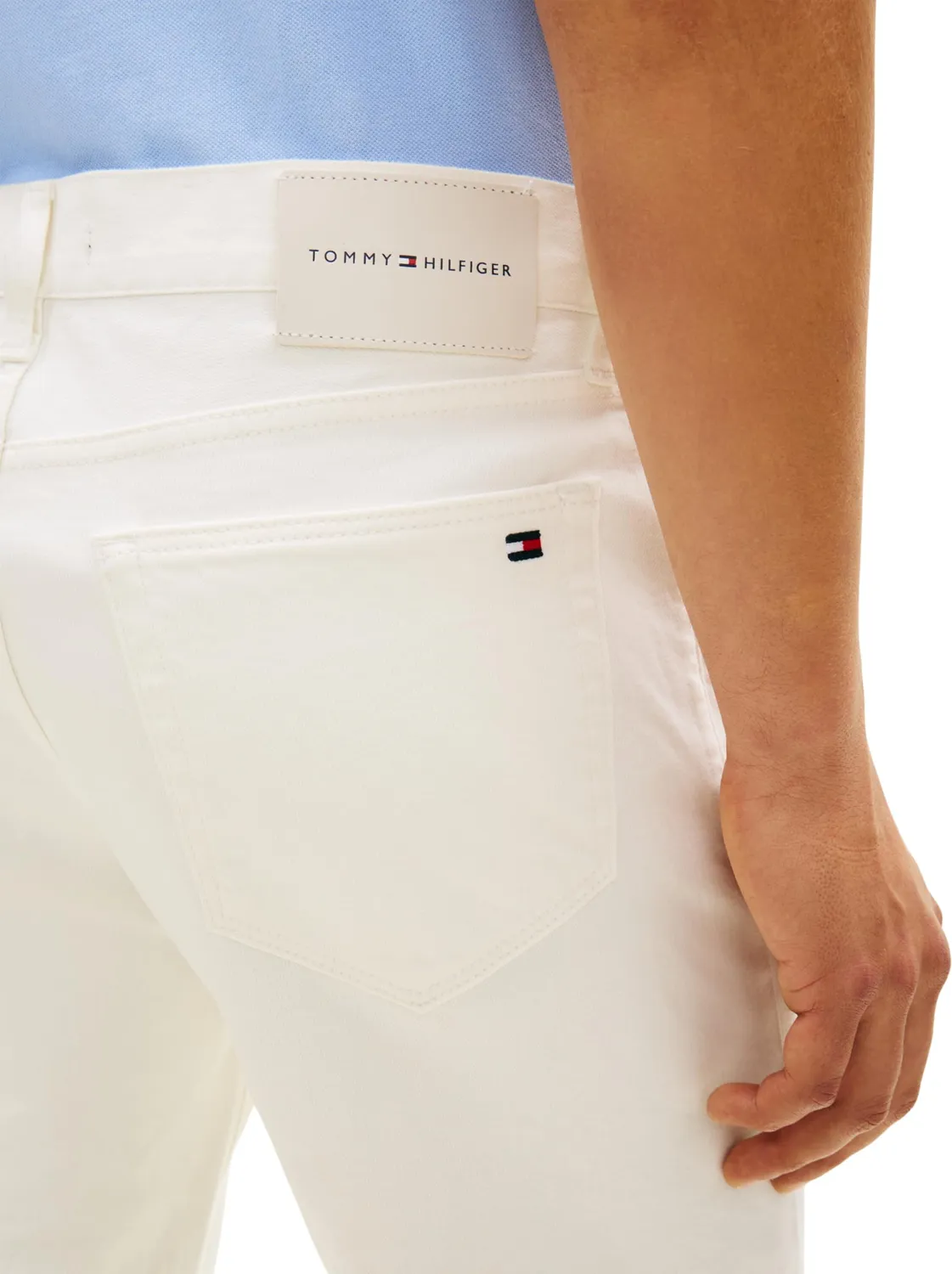 Tommy Hilfiger Denton MW0MW42895 jeans uomo 36W/32L bianco