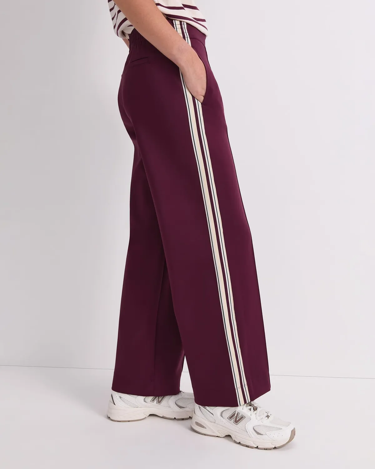 Sportscraft Lina Trackpant pantaloni donna doppio jersey piega
