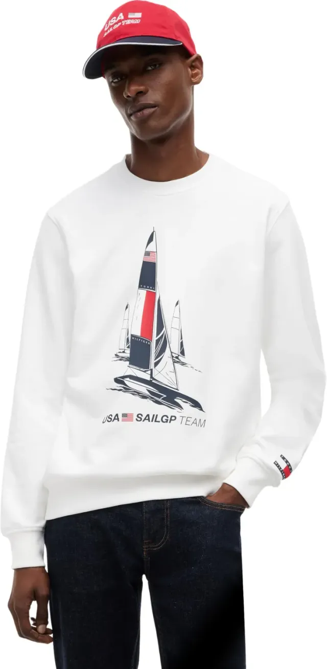 Tommy Hilfiger Us Sailgp Graphic Crewneck MW0MW44686 Felpa XXL