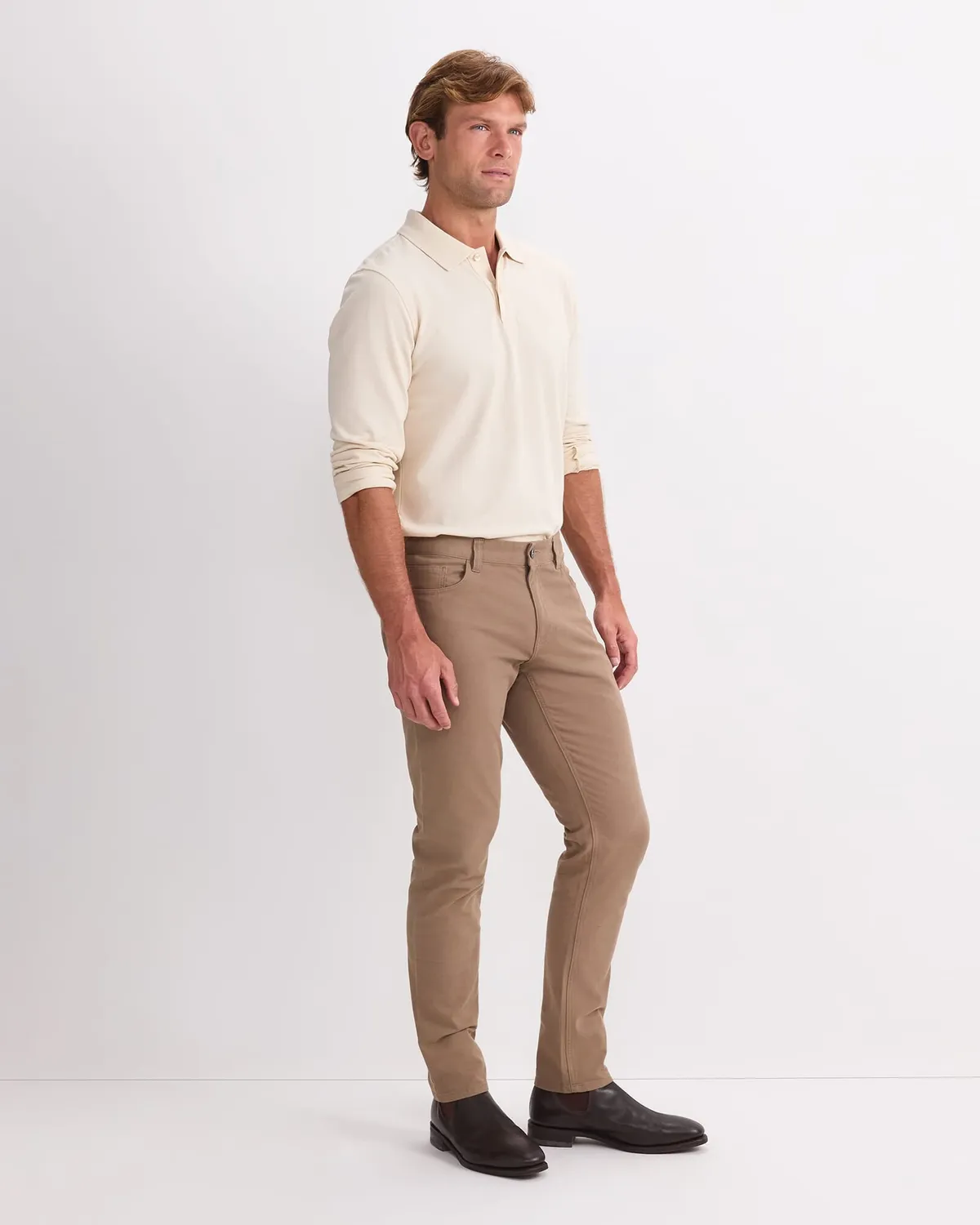 Sportscraft Tapered Bedford jeans uomo stretch