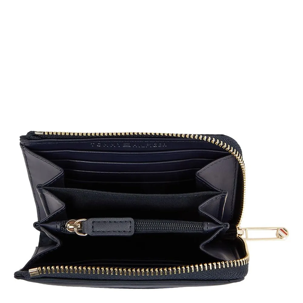 Tommy Hilfiger TH Flow portafoglio donna piccolo blu compatto