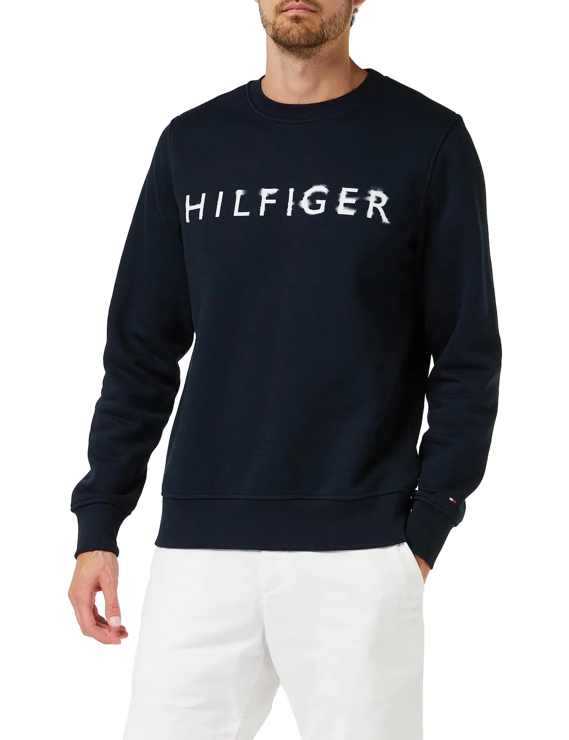 Tommy Hilfiger Ink Crewneck MW0MW32358 felpa uomo M