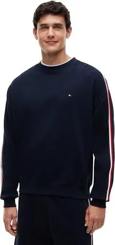 Tommy Hilfiger UM0UM03943 felpa track top uomo L blu