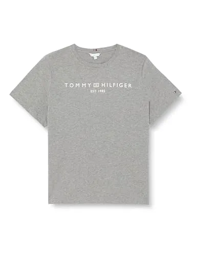 Tommy Hilfiger Curve Regular Logo t-shirt donna grigio taglia 50