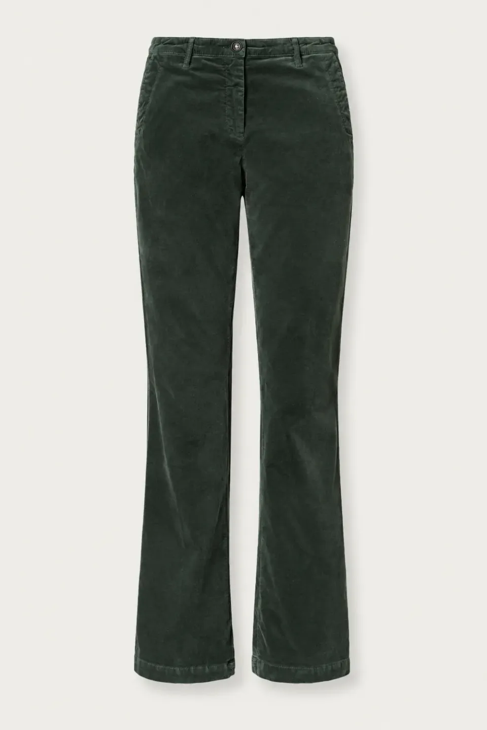 Massimo Alba Liza2 pantaloni donna verde velluto cotone