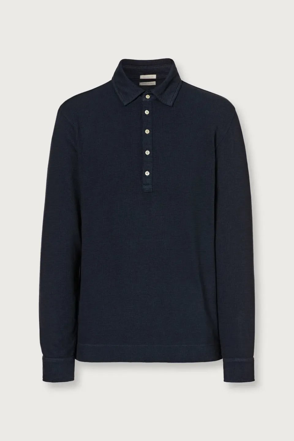 Massimo Alba Raya polo uomo dark blue cotone cashmere