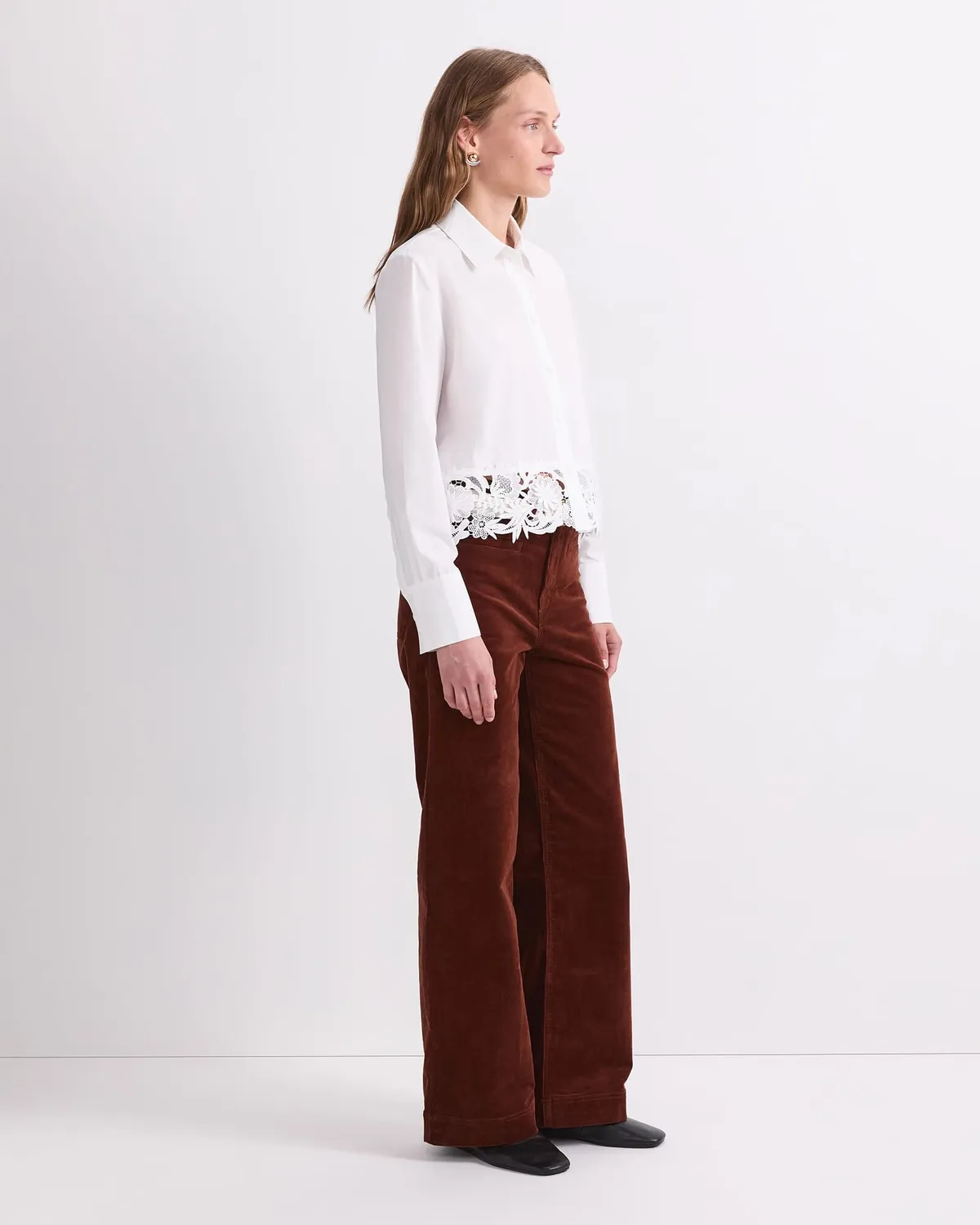 Sportscraft Gracie camicia donna pizzo manica lunga