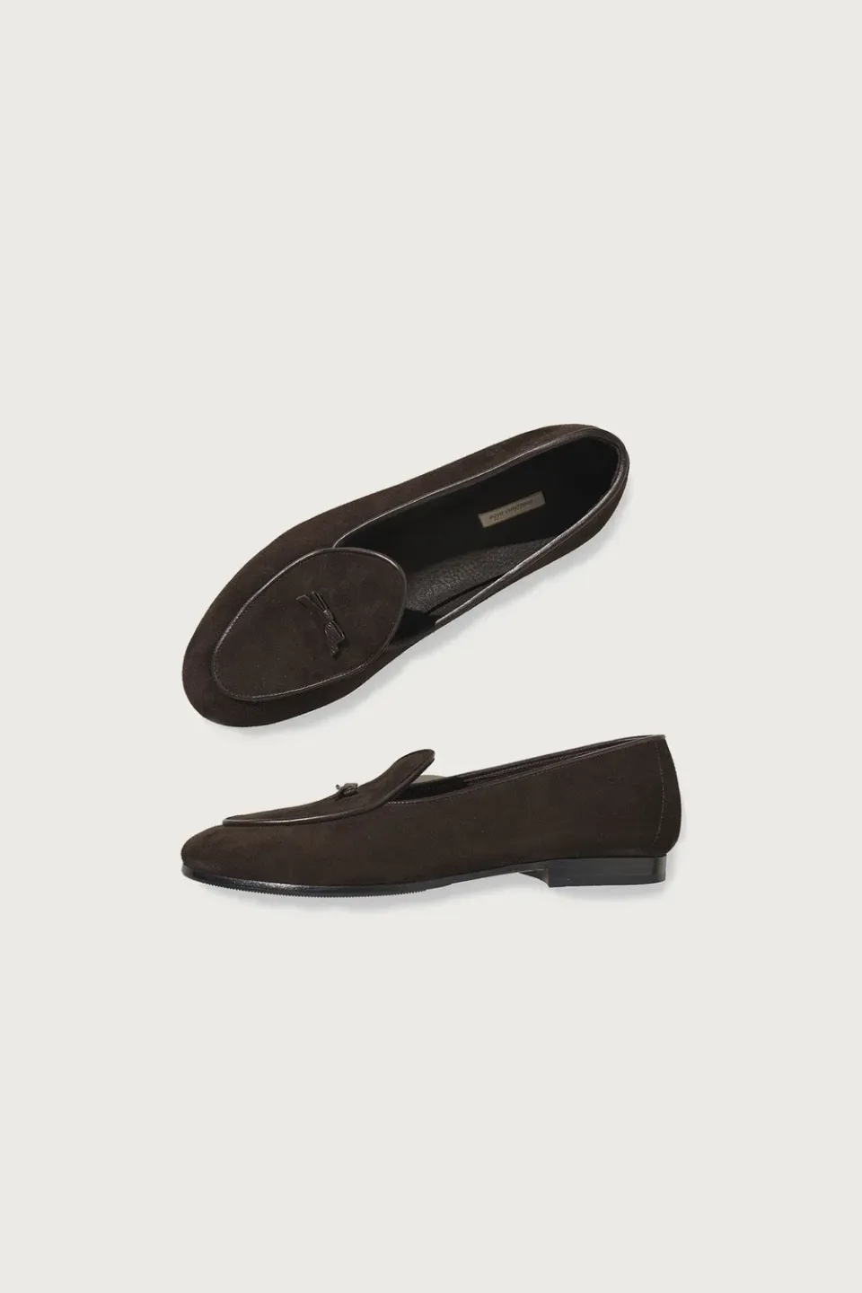 Massimo Alba Bshoes mocassino camoscio testa di moro