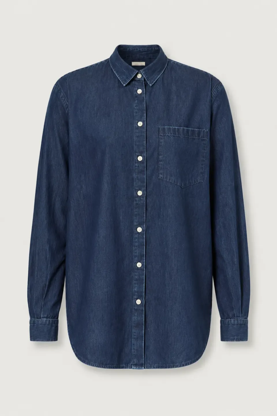 Massimo Alba Uma camicia donna blu denim cotone