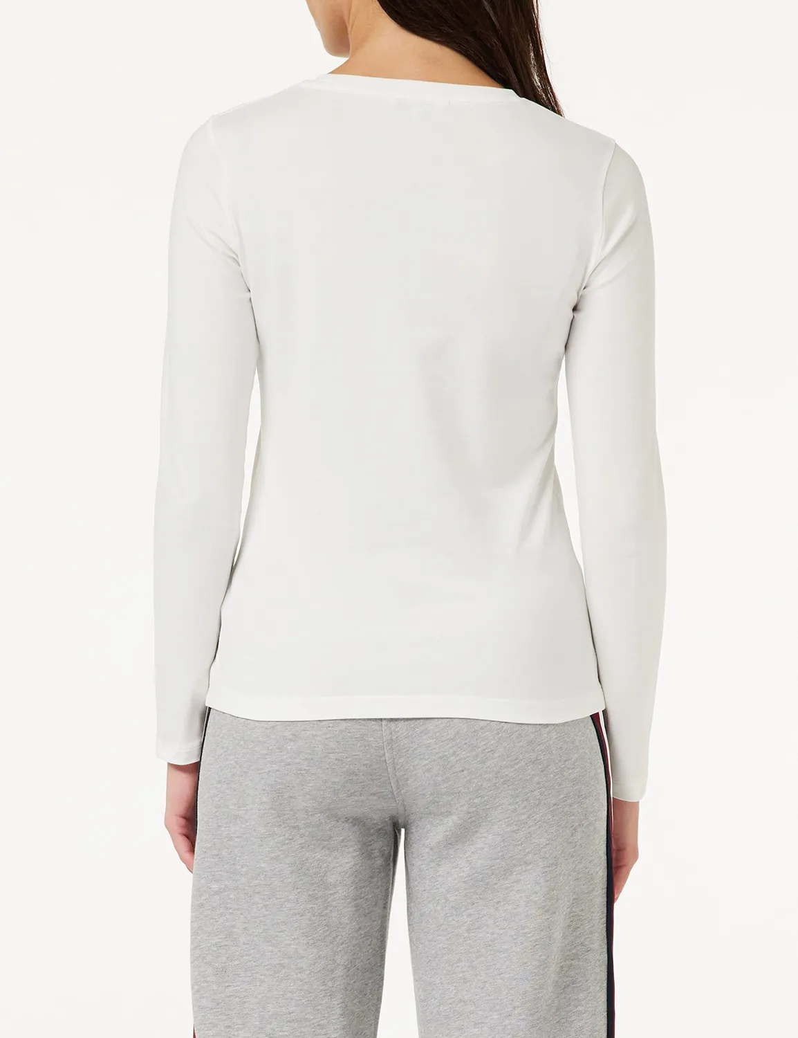 Tommy Hilfiger NY Metallic Basic maglietta donna slim cotone
