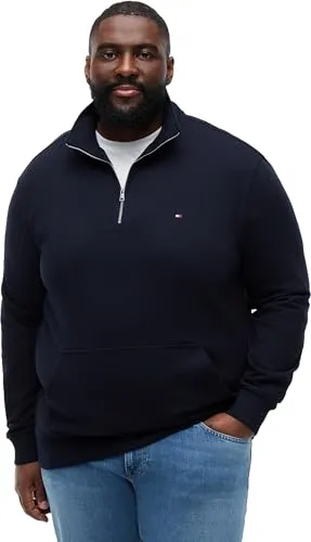 Tommy Hilfiger BT-Essential Terry MW0MW45103 felpa mezza zip cotone