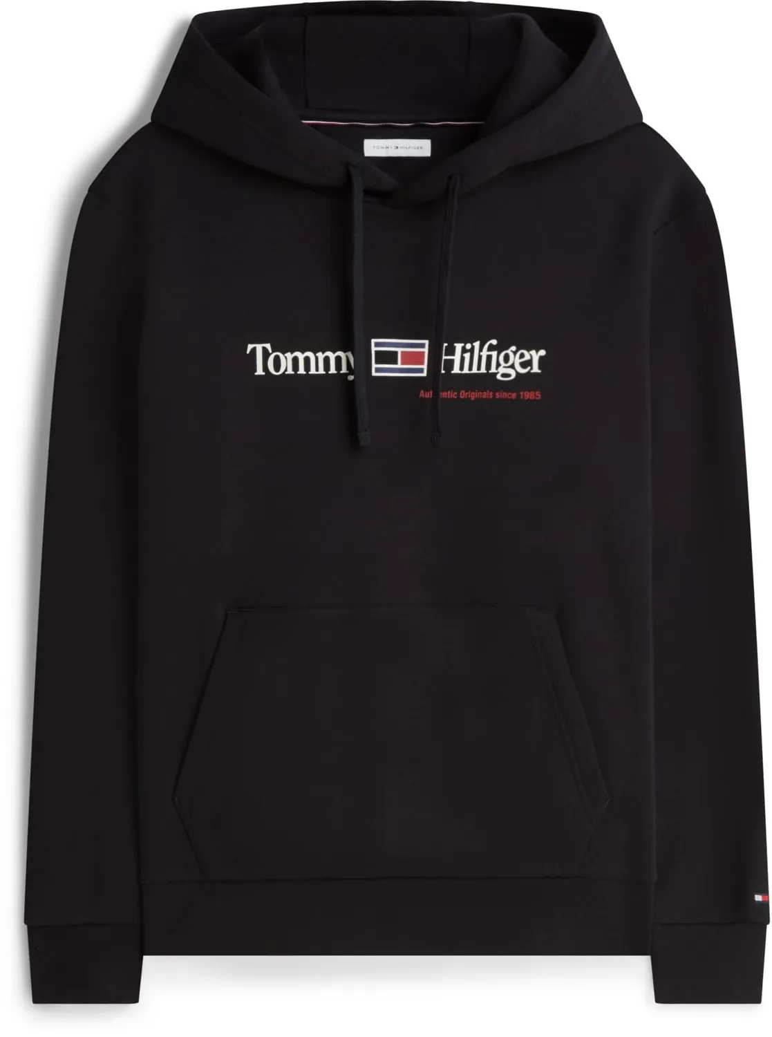 Tommy Hilfiger RWB Graphic MW0MW44935 felpa uomo M nera cappuccio