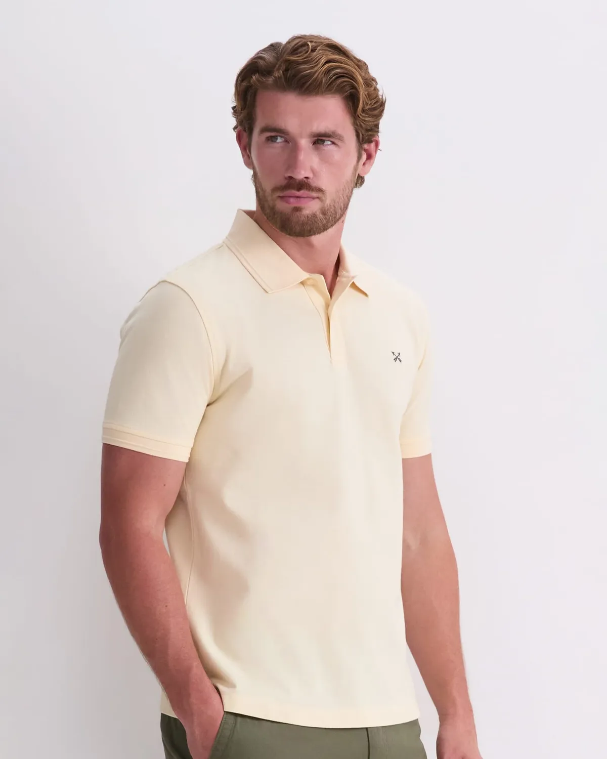 Sportscraft SC Pique Polo uomo cotone garment wash