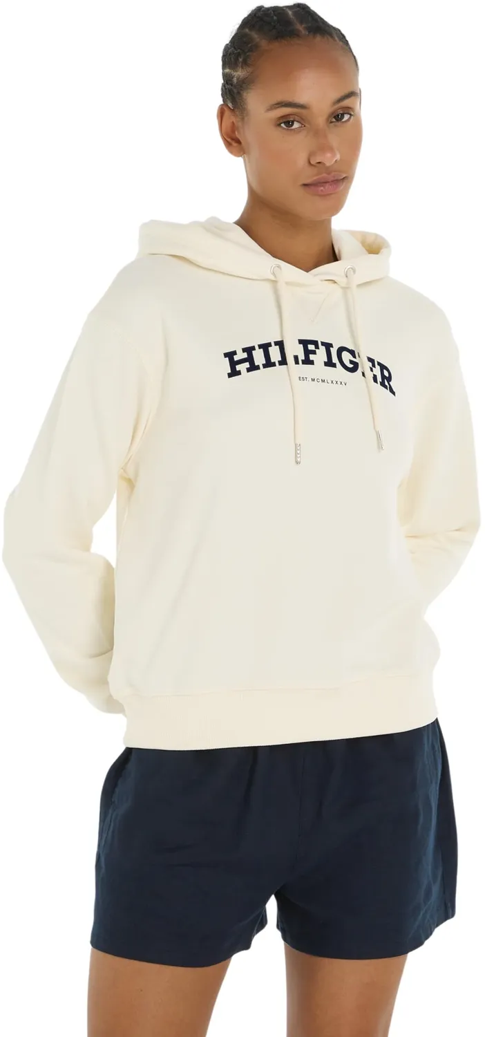 Tommy Hilfiger felpa cappuccio donna Desert Sky blu logo
