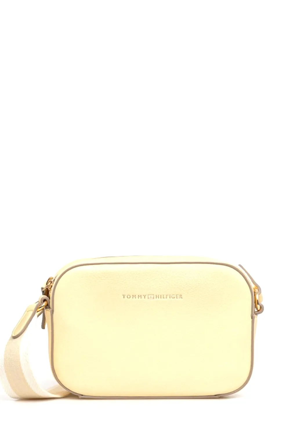 Tommy Hilfiger Logotape camera bag piccola beige taupe