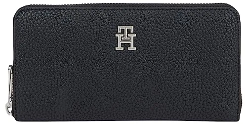 Tommy Hilfiger Emblem portafoglio grande nero donna