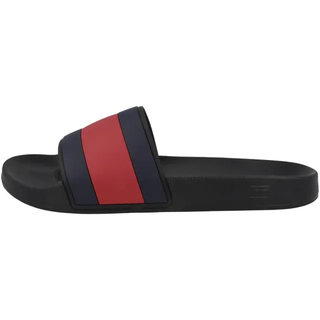 Tommy Hilfiger TH Flag Pool Slide ciabatte uomo nero