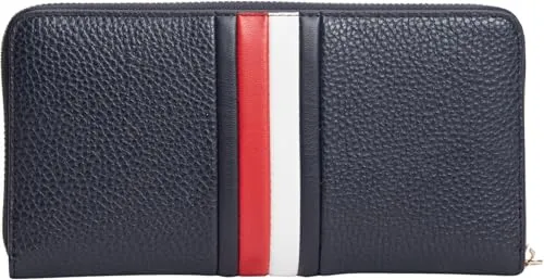 Tommy Hilfiger TH Icon AW0AW19163 portafoglio donna blu zip