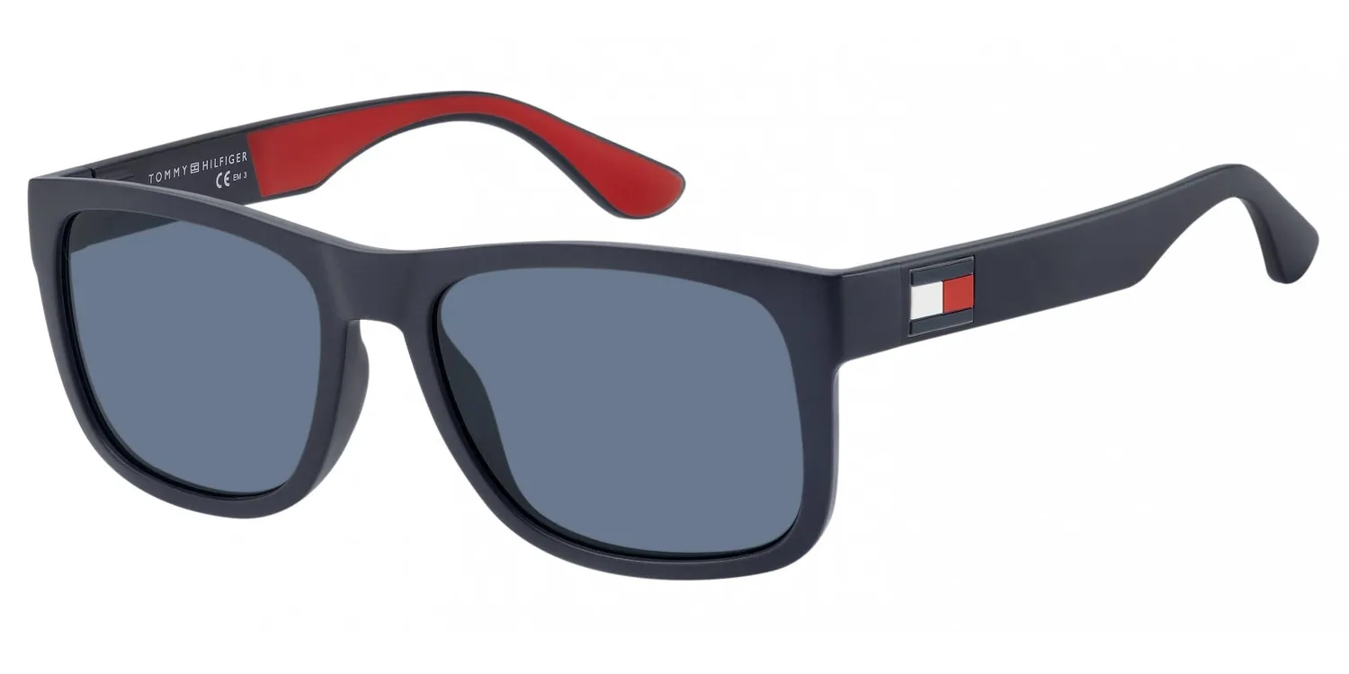 Tommy Hilfiger Adaptive TH 1556/S occhiali sole uomo nero blu