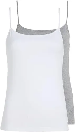 Tommy Hilfiger Top donna elasticizzato bianco 2 pezzi