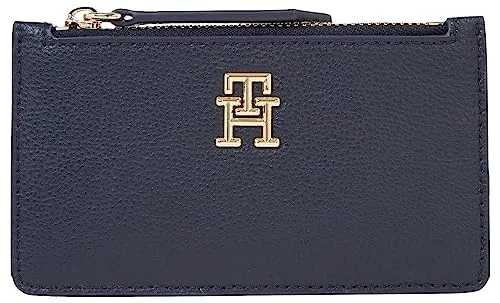 Tommy Hilfiger Staple Cc Holder Zip Portafoglio Nero Piccolo