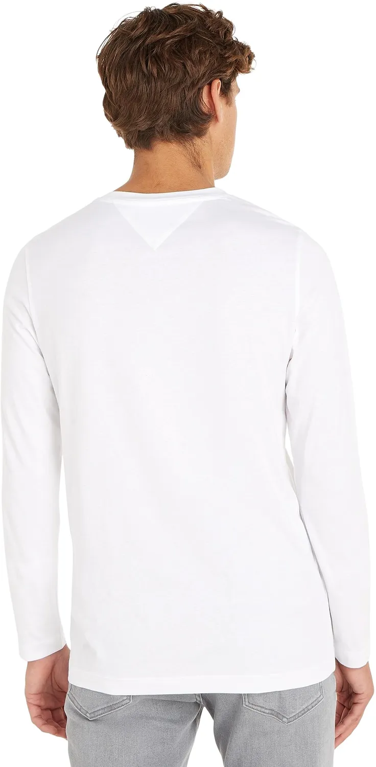 Tommy Hilfiger RWB Hilfiger maglietta uomo M manica lunga bianca