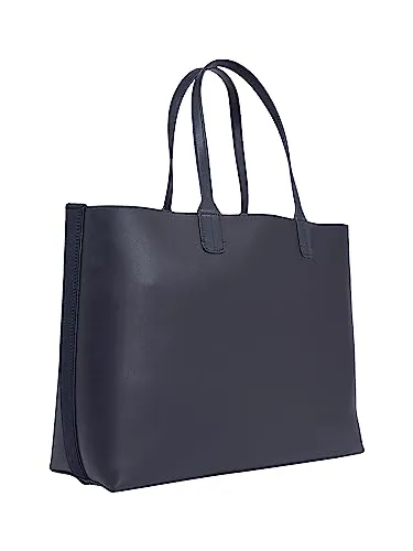 Tommy Hilfiger Iconic Tote Donna Global Stripes Pelle Sintetica
